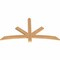 Ekena Millwork Alberta Smooth Timber Gable Bracket, Western Red Cedar, 60"W x 32"H x 1 1/2"D x 3 1/2"F, 13/12 Pitch GBW060X32X0204ALB00SWR - alternate 2